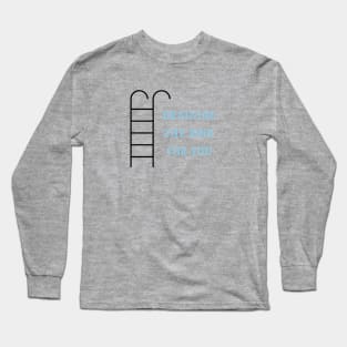 Draining the pool for you, blue Long Sleeve T-Shirt